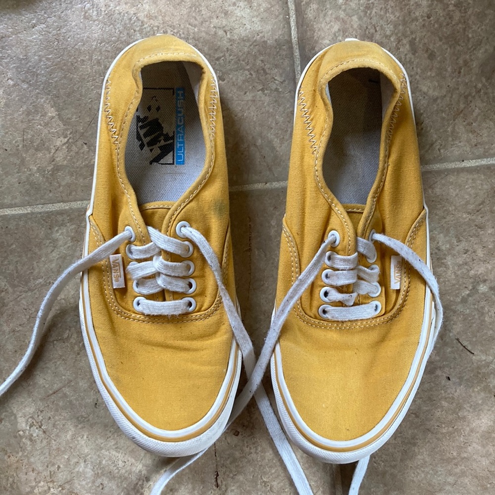 Size 8 Yellow Vans